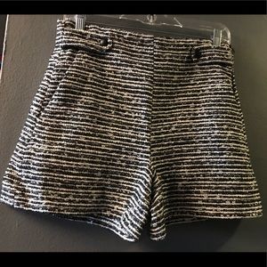Zara tweed shorts